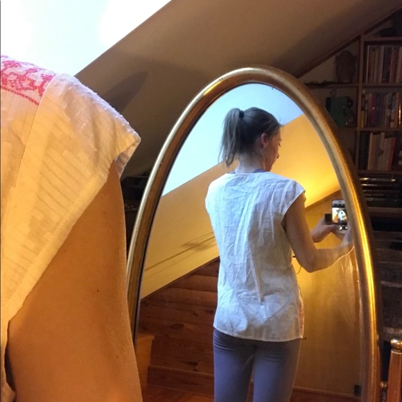 Lucky Brand White Red Boho Top, EUC, M - Picture 15 of 15